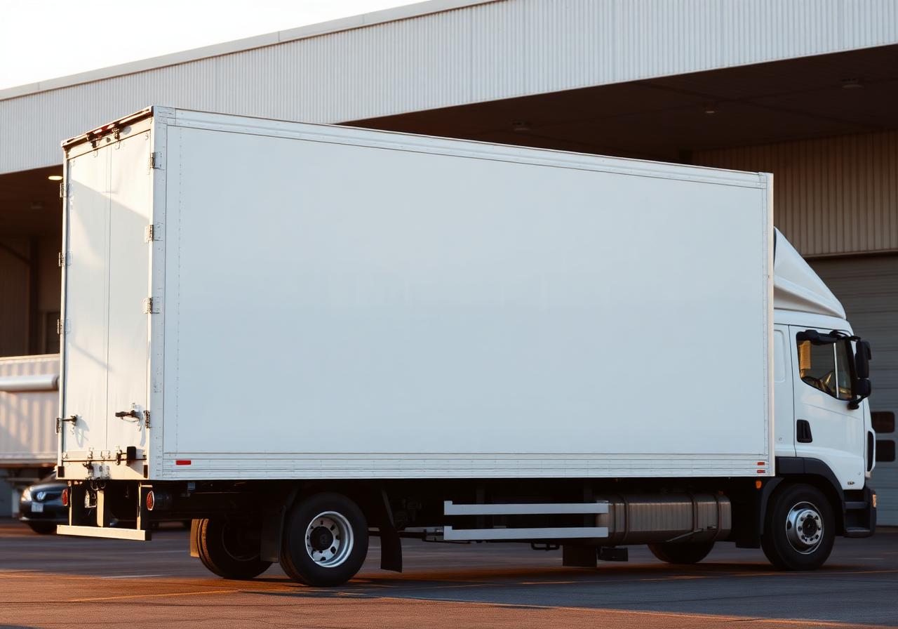 Camion AB Spedizioni pronto per la partenza